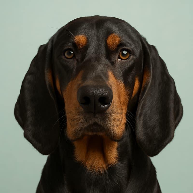 Black and Tan Coonhound dog breed