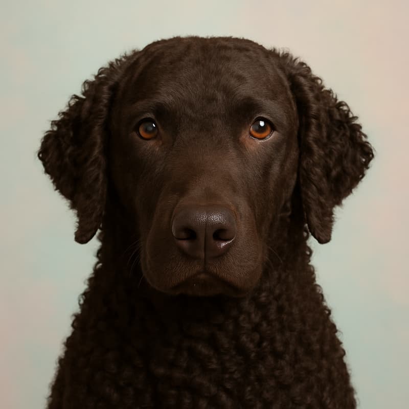 Curly-Coated Retriever dog breed