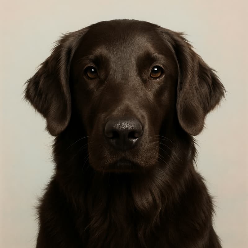 Flat-Coated Retriever dog breed
