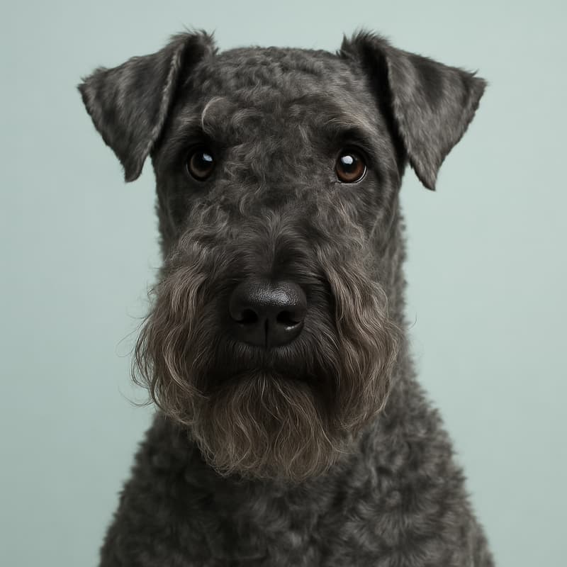 Kerry Blue Terrier dog breed